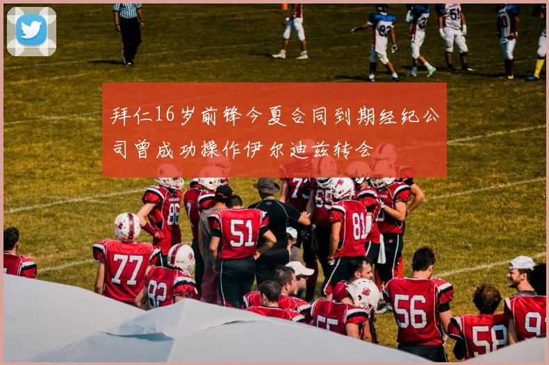 拜仁16岁前锋今夏合同到期经纪公司曾成功操作伊尔迪兹转会